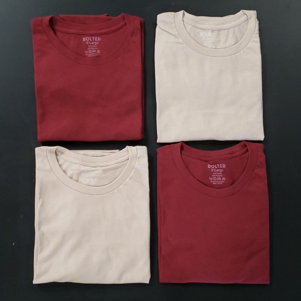Sale* 4-Pack Bolter Men's Crew Neck Tshirt P129